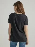 Women's Space Cowboy Tee Washed Black