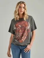 Women's Wrangler Retro® Bison Oversized Tee Grey