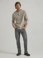 Men's Wrangler® Slim Straight Jean Light Grey Wash