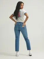 Women's Wild West High Rise Straight Jean First Love