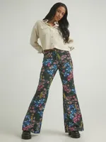 Women's Floral Print Wanderer Jean Collage Florals