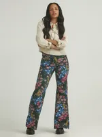 Women's Floral Print Wanderer Jean Collage Florals