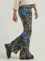 Women's Floral Print Wanderer Jean Collage Florals