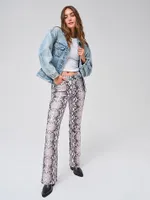 Women's Snake Print Westward Jean Multi