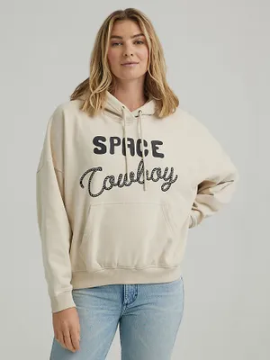 Women's Space Cowboy Hoodie Cream