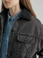 Women's Girlfriend Sherpa Jacket Nashville Black