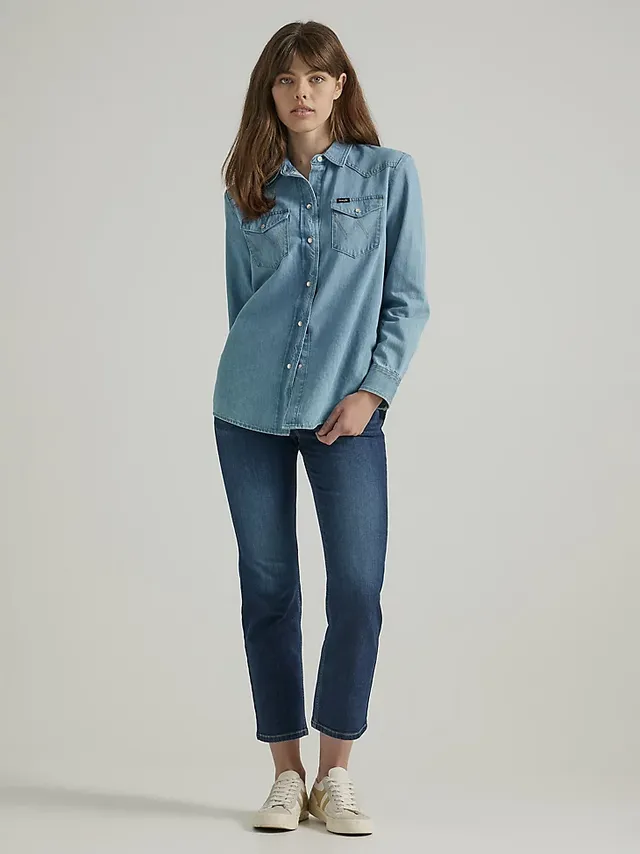 Women's Boyfriend Denim Shirt