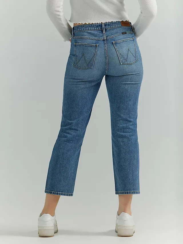 Women's High Rise Rodeo Straight Crop