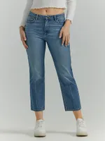 Women's High Rise Rodeo Straight Crop Sunset