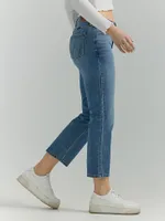 Women's High Rise Rodeo Straight Crop Sunset