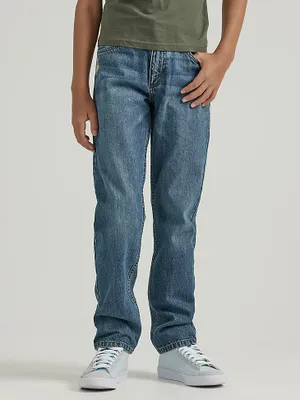 Boy's Relaxed Fit Tapered Jean (Husky) Outlaw Blue