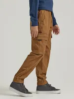 Boy's Loose Fit Cargo Jogger (-) Dachshund Brown