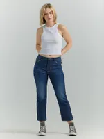 Women's High Rise Rodeo Straight Crop Dusk