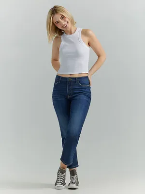 Women's High Rise Rodeo Straight Crop Dusk