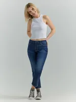 Women's High Rise Rodeo Straight Crop Dusk