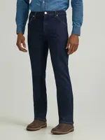 Men's Wrancher Jean Washed Dark Blue