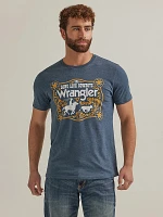 Men's Wrangler Buckle Graphic T-Shirt Midnight Heather