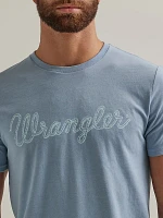 Men's Wrangler® Rope Logo T-Shirt Ashley Blue