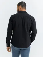 Men's Cowboy Wash Denim Shirt Black