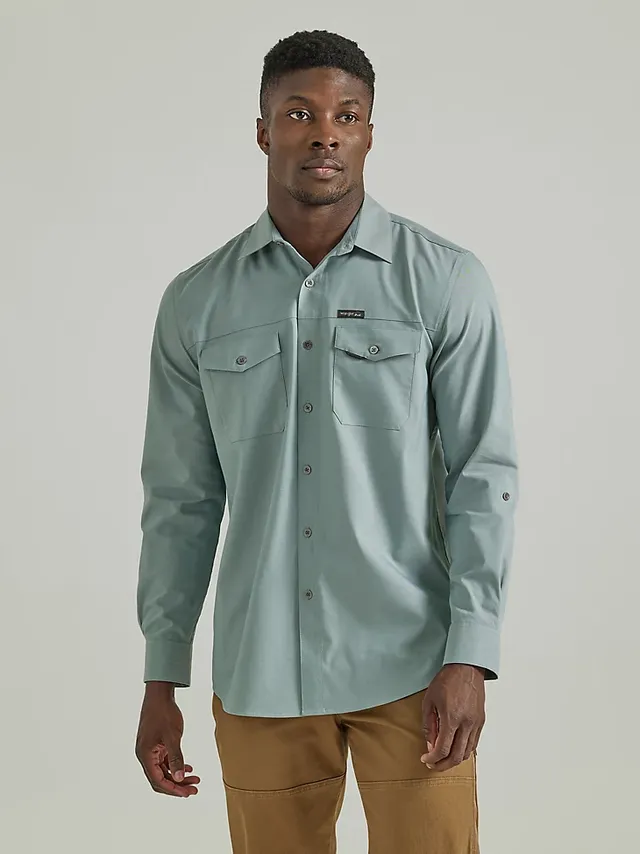 Wrangler Men's Utility Outdoor Shirt Laurel Wreath