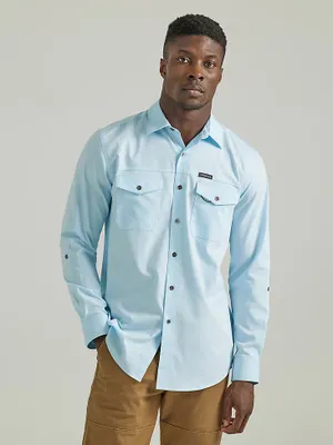 Men's Utility Outdoor Shirt Crystal Blue