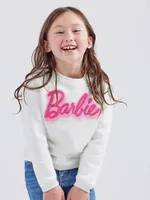 Wrangler x Barbie™ Girl's Logo Sweatshirt Snow White