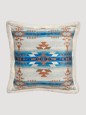 Wrangler Stack Rock Geometric Plush Throw Pillow:Sky:One Size