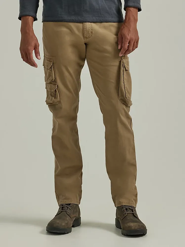 Wrangler Authentics mens Regular Tapered Cargo Pants, Brushed Almond, 29W x  30L US at Amazon Men's Clothing store