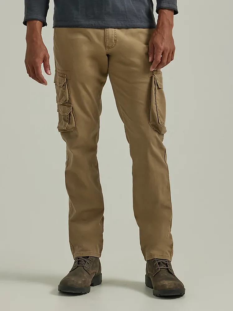 Wrangler 112323463 ATG Range Cargo Pants in Kangaroo