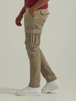 Men's Wrangler® Flex Tapered Cargo Pant Fallen Rock