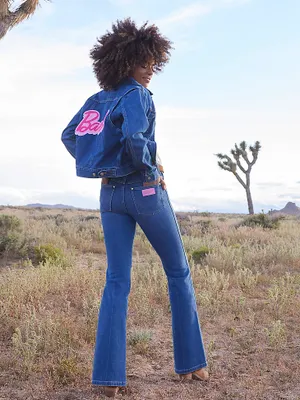 Wrangler x Barbie™ Westward High Rise Bootcut Jean Blue