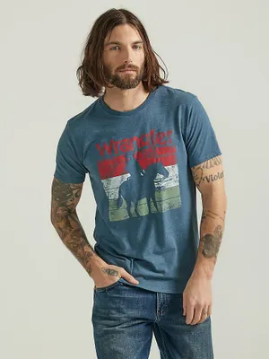 Men's Cowboy T-Shirt Midnight Navy