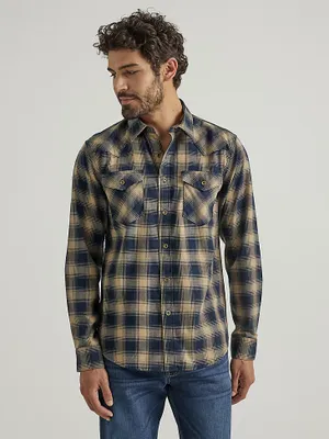 Men's Plaid Poplin Shirt Elmwood