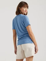 Wrangler ATG™ Women's Performance Crew Neck Tee Coronet Blue