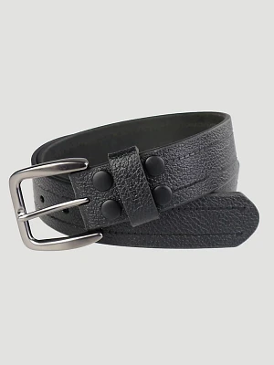 Men's Pebble Grain Leather Belt