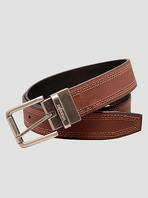 Men's Reversible Leather Belt Tan