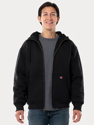 Men's Sherpa Lined Workwear Jacket Black