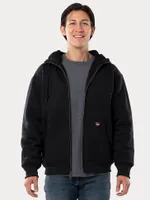 Men's Sherpa Lined Workwear Jacket Black