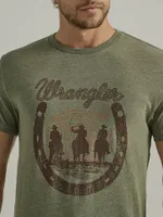 Men's Riders Graphic T-Shirt Sage Green