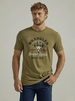 Men's Stay True Graphic T-Shirt Burnt Olive