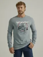 Mens Ride of Life Long Sleeve T-Shirt:Tradewinds Grey:L