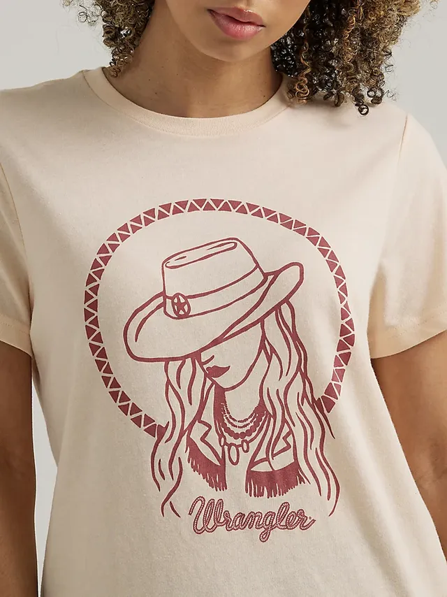 Women's Wrangler Retro Long Sleeve Cowgirl Lasso Graphic Tee