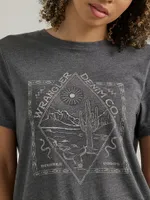 Women's Desert Tippy Tee Charcoal