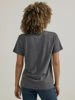 Women's Desert Tippy Tee Charcoal