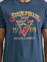 Steve Miller Band Graphic T-Shirt:Midnight Navy:S