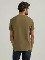 Skull and Snake Logo T-Shirt Burnt Olive