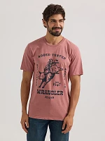 Men's Bucking Horse Graphic T-Shirt Withered Rose Heather