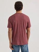 Men's Bucking Horse Graphic T-Shirt Burgundy Heather