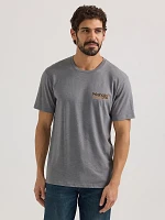 Men's Wrangler Back Graphic T-Shirt Graphite Heather