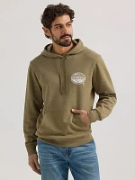 Men's Rope Frame Logo Pullover Hoodie Burnt Olive